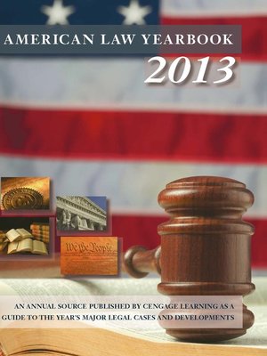 cover image of American Law Yearbook 2013